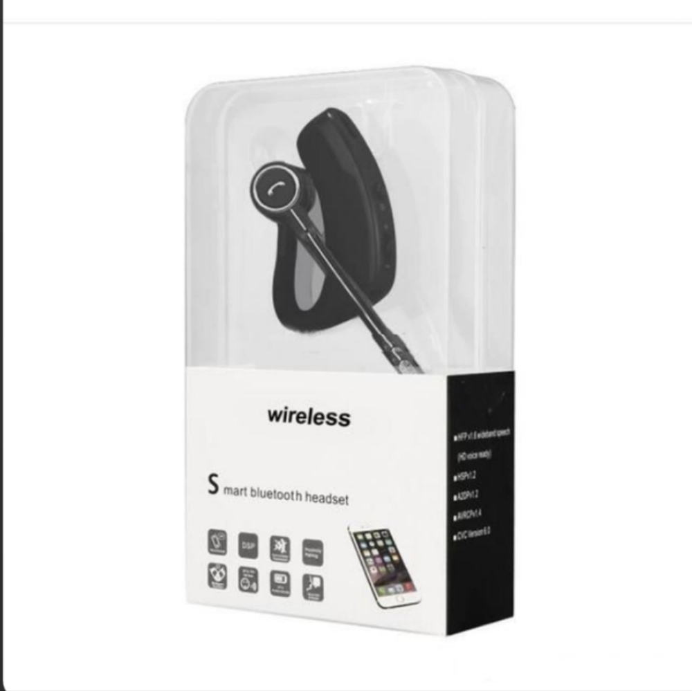 Bluetooth Wireless Headset W/Voice Command